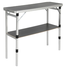 Load image into Gallery viewer, Portable Pop-Up Bar Table w/ Carrying Case, Removable Skirt - Black
