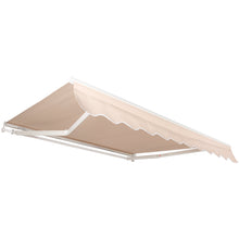 Load image into Gallery viewer, Retractable Patio Awning w/ Aluminum Frame, Crank Handle, 98x80in
