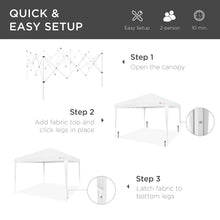 Load image into Gallery viewer, Outdoor Portable Pop Up Canopy Tent w/ Carrying Case, 10x10ft

