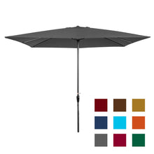 best choice products 8x11ft rectangular patio umbrella w/ crank 8x11ft Rectangular Patio Umbrella w/ Easy Crank, UV-Resistant Fabric – creality3dsc.shop